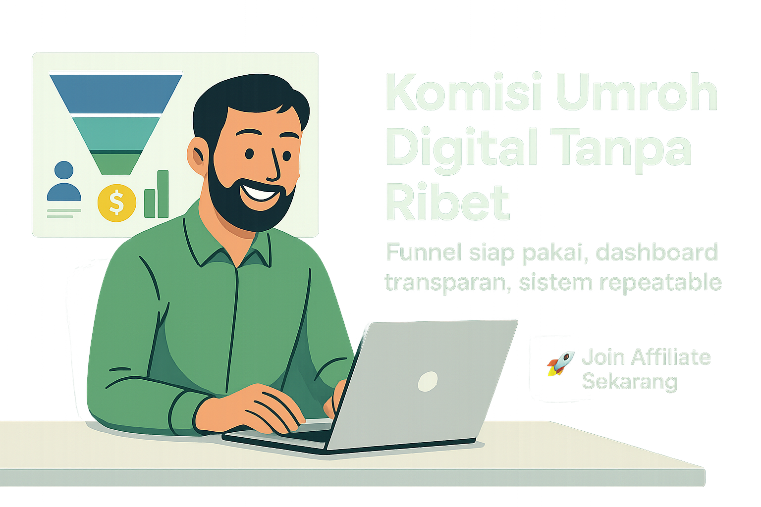 Ilustrasi Join Affiliate